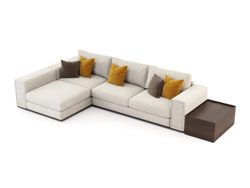 SUBLIME - Velvet sofa with chaise longue by Stylish Club - view 2